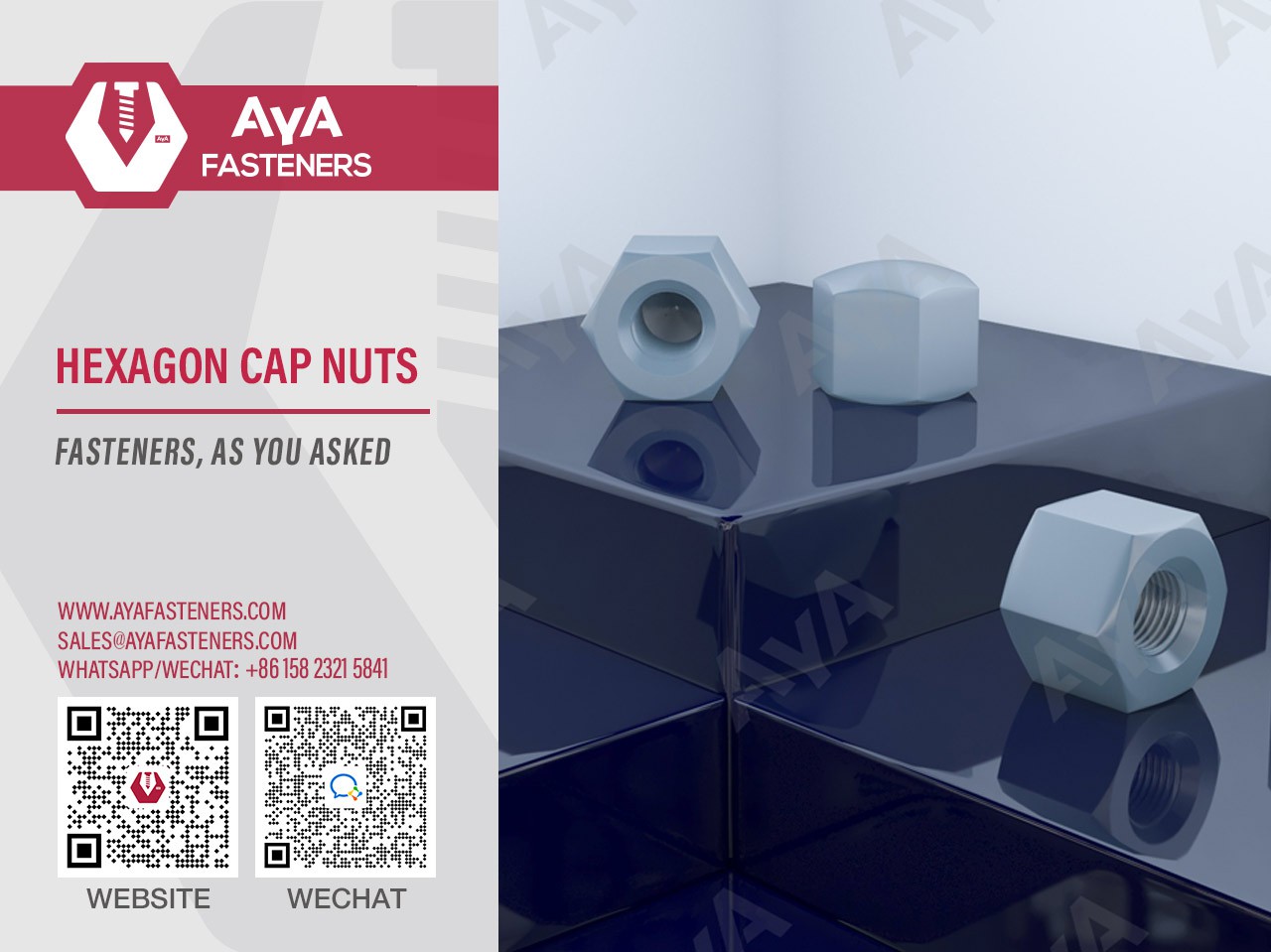 Hexagon Cap Nuts-AYA FASTENERS